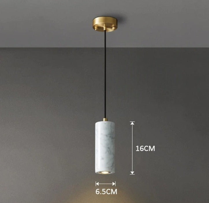 Kirrea Minimalist Marble LED Pendant Lamp For Home Use