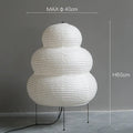 Kairo Tripod Floor Lamp Japanese WabiSabi Soft Glow