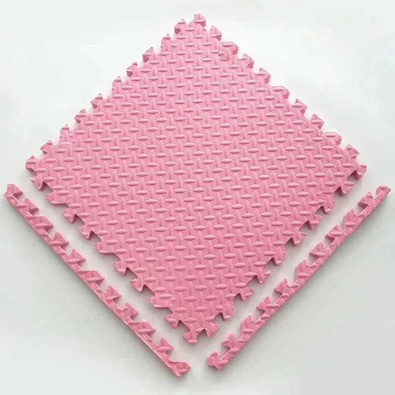 CuddleNest Baby-Spielmatte – 12 ineinandergreifende Teile, 2–3 cm dicke gepolsterte Bodenmatte