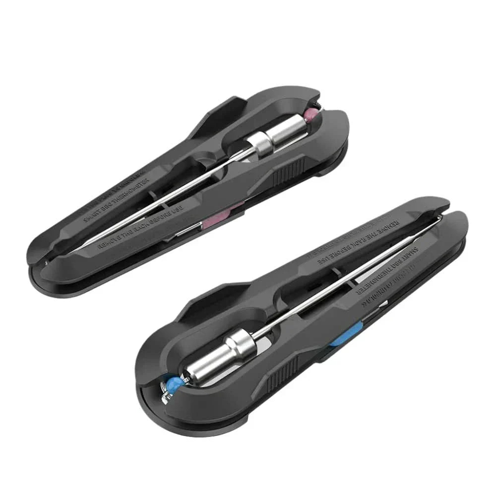 AeroTemp Pro trådlös köttermometer — Bluetooth-avläsningar i realtid, 4-probersset