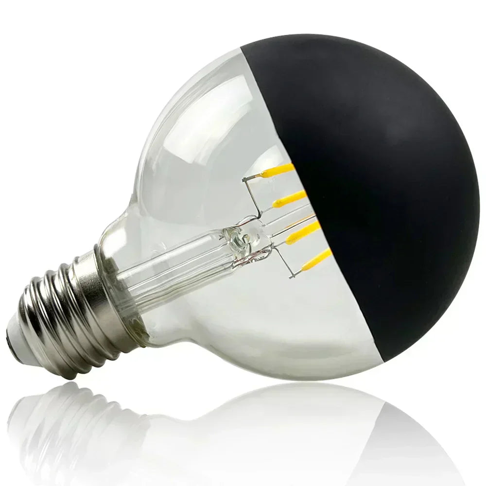 AmberGlow Retro Lamp With Wooden Base Dimmable 2700K LED