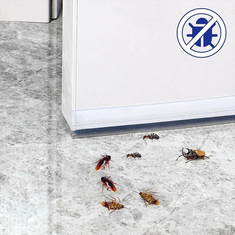 Self-Adhesive Door Bottom Seal Strip — Draft Protection
