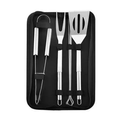 طقم أدوات شواء خارجي فاخر من الفولاذ المقاوم للصدأ ApexGrill