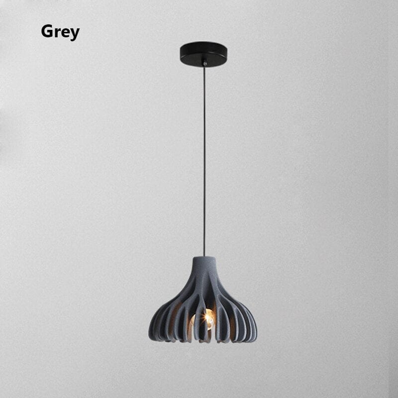 NovaLume Resin Pendant Light With Adjustable Length And Soft LED Lighting