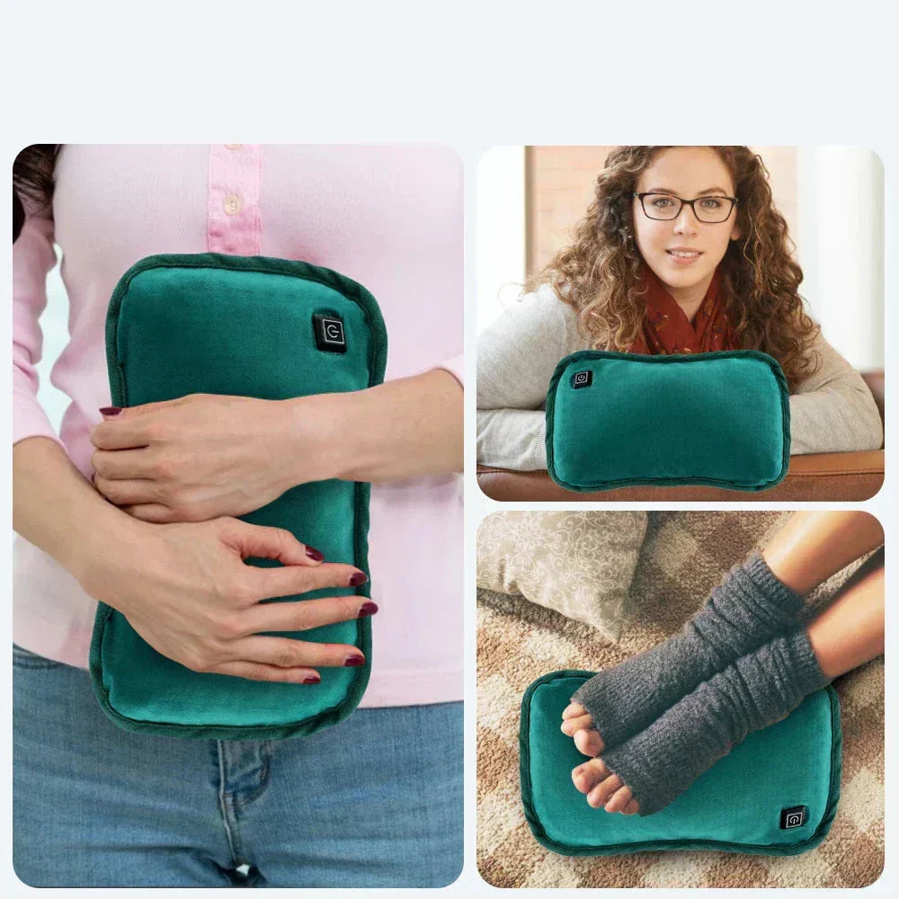 USB-Rechargeable Heating Pad — 3 Heat Settings, Auto Shut-Off