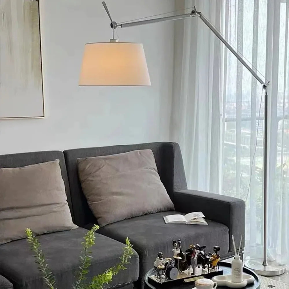 Haneul | Long-Arm Floor Lamp In Korean Scandi Style
