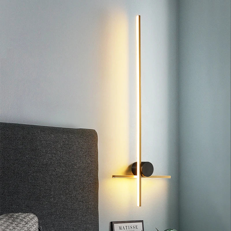 Asterlo Copper Wall Lamp Postmodern Geometric Shade