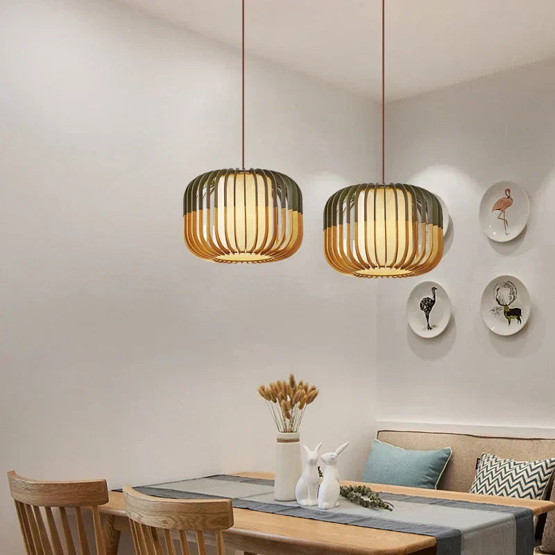Astra Bird-Cage Pendant Lights in Modern Rustic Style
