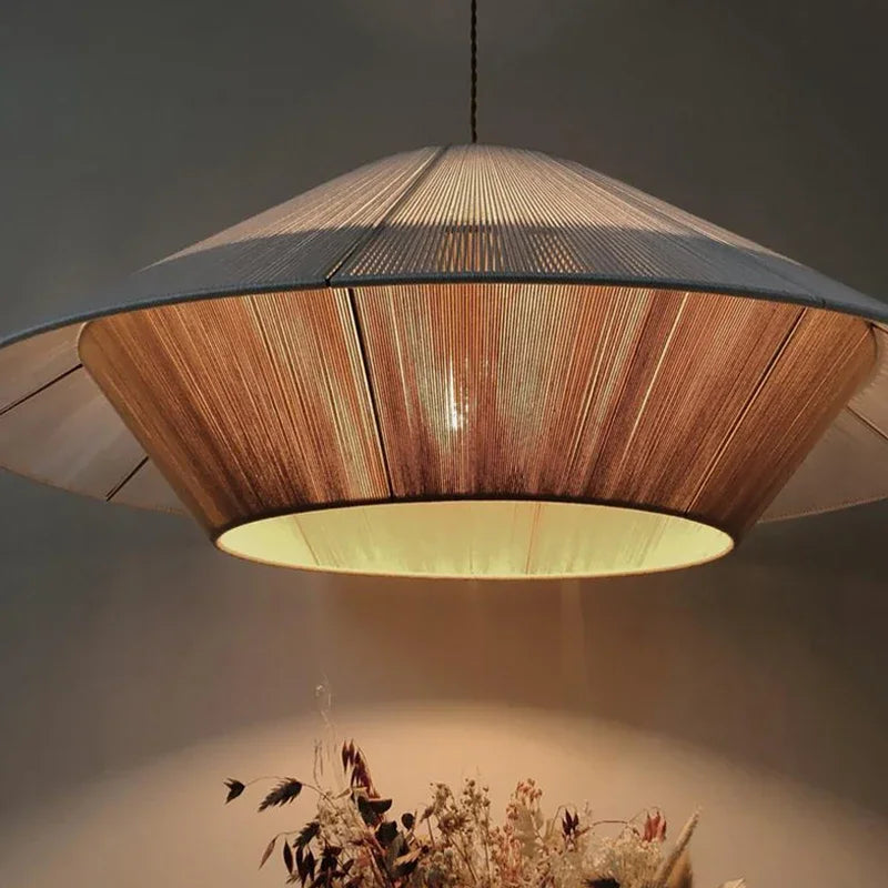 Aurelle Rattan Wabi Sabi Pendant Lights For Cozy Spaces