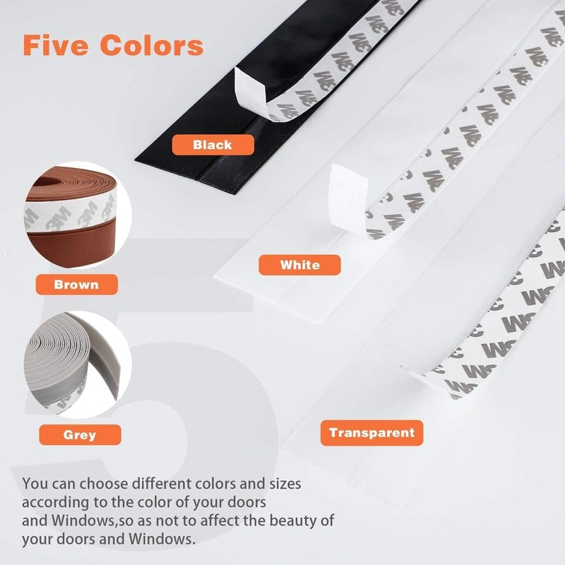 Self-Adhesive Door Bottom Seal Strip — Draft Protection