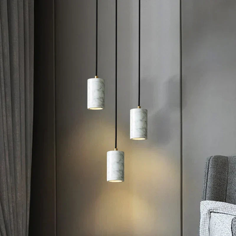 Kirrea Minimalist Marble LED Pendant Lamp For Home Use