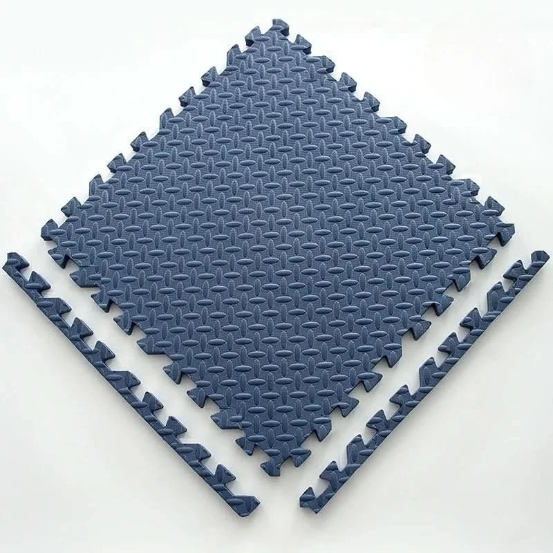 CuddleNest Baby-Spielmatte – 12 ineinandergreifende Teile, 2–3 cm dicke gepolsterte Bodenmatte