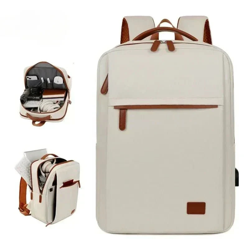 Lumen Daypack — Padded Laptop Compartment, External USB Port, Quick-Access Front Pocket