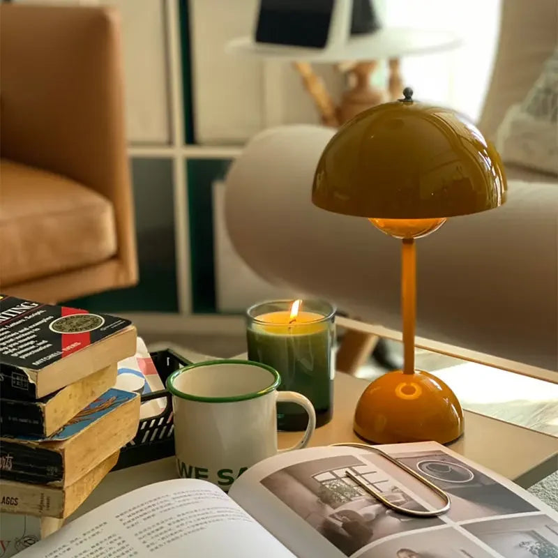 PetalGlow Rechargeable LED Lamp for Modern Living Spaces