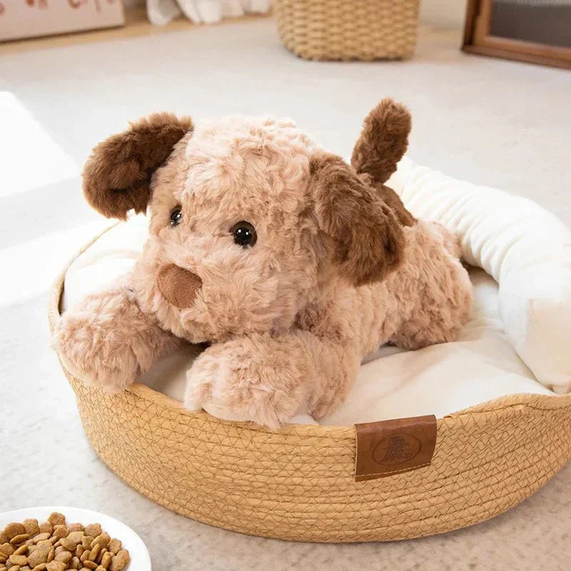 DreamPuff blød hundepude - fyld af PP-bomuld, kontureret komfortdesign