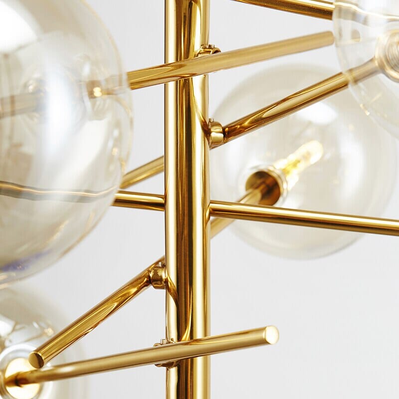 Astra Bubble Pendant Light in Modern Iron Resin Finish