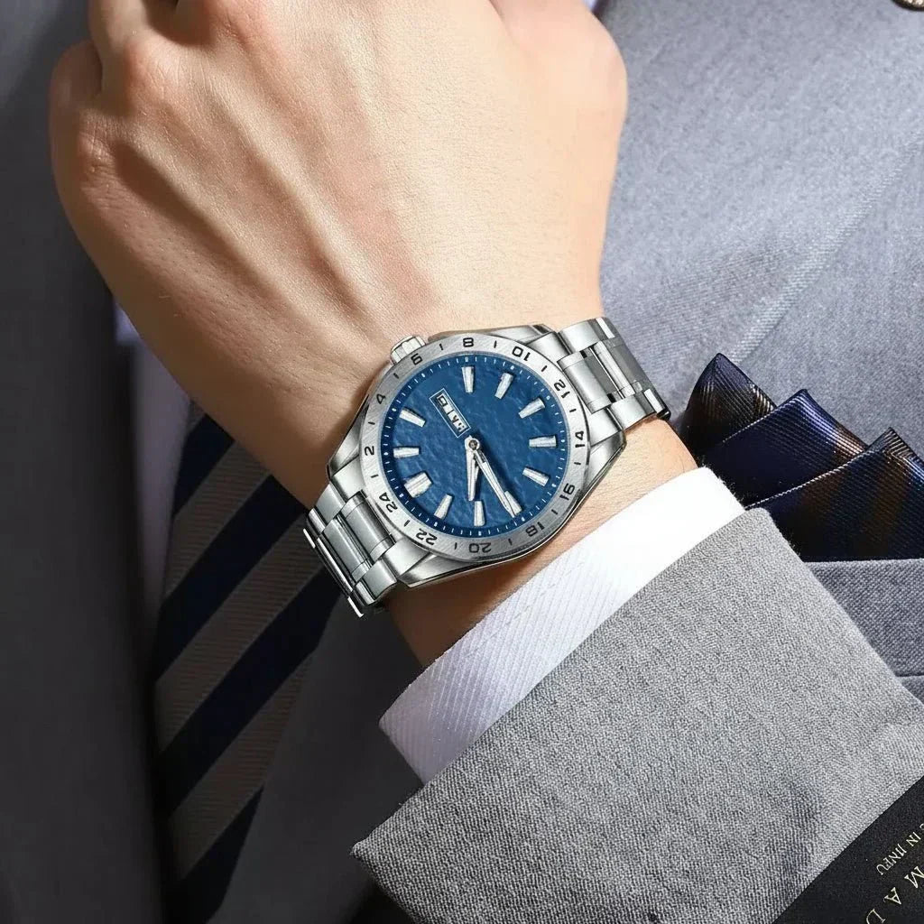 Aurexion Men's Sports Watch — Luminous Dial & Hands