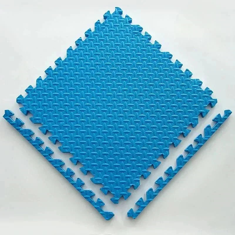 CuddleNest Baby-Spielmatte – 12 ineinandergreifende Teile, 2–3 cm dicke gepolsterte Bodenmatte