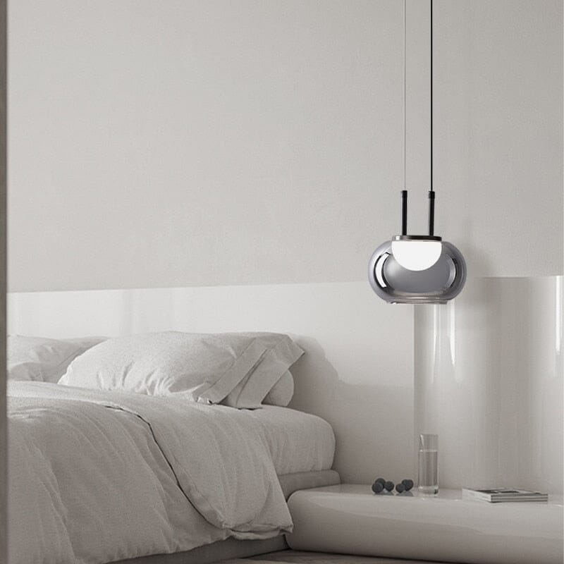 NordicLume Glass Pendant Lights Golden Hue Chandelier