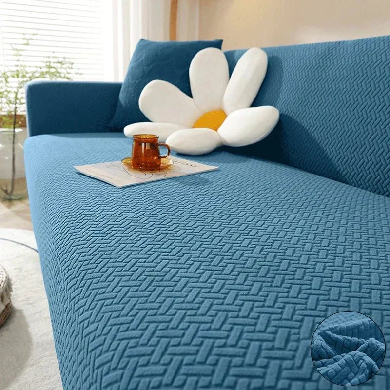 CalmFit Stretch Sofa Cover — Fully Elastic, Secure Grip Fit