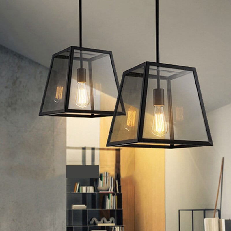 AeroLoft Glass Pendant Lights With Rust-Proof Iron Body