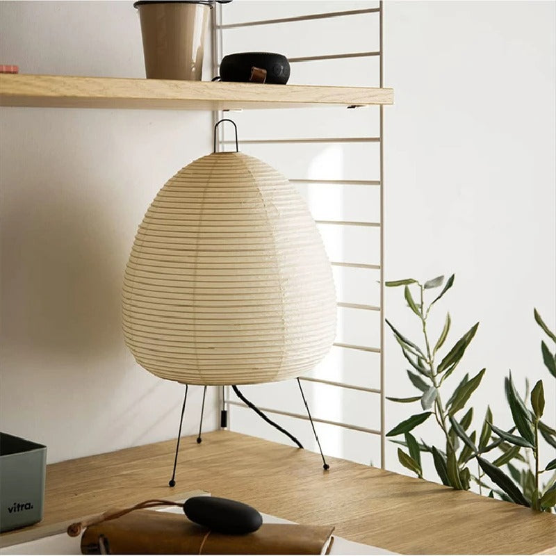 Azuri Rice Paper Table Lamp With Gentle Ambient Glow