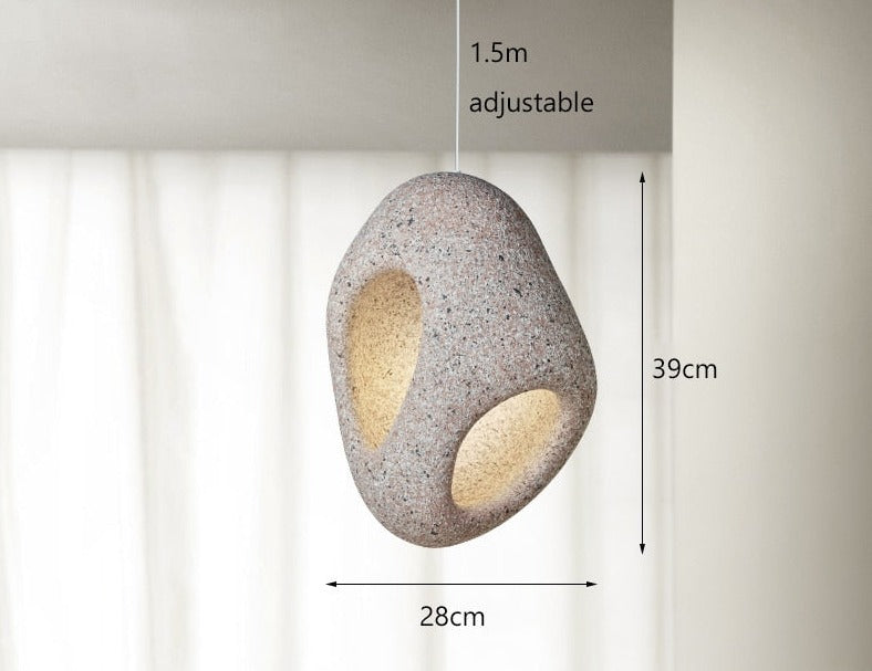 Sorelle | Handcrafted Wabi Sabi LED Pendant Ceiling Fixture
