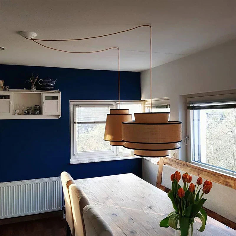 Velora Fabric LED Pendant Lights for Cozy Ambience