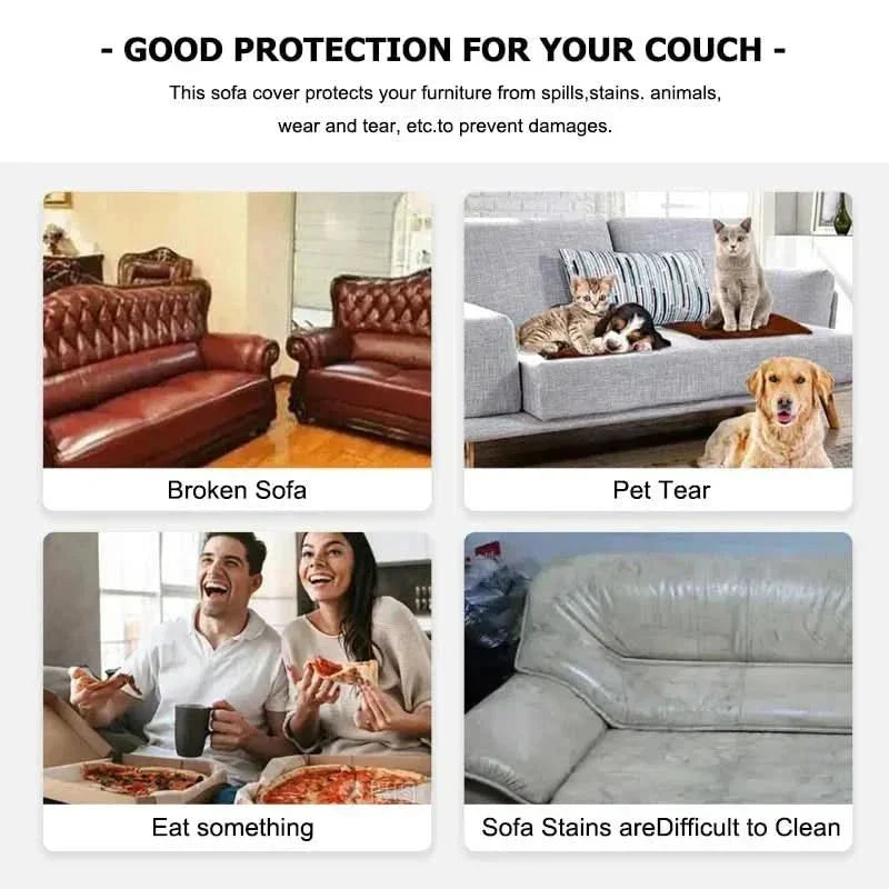 Rivestimento elegante ed elasticizzato per divano CozyGuard — Idrorepellente, vestibilità aderente su tutto il perimetro