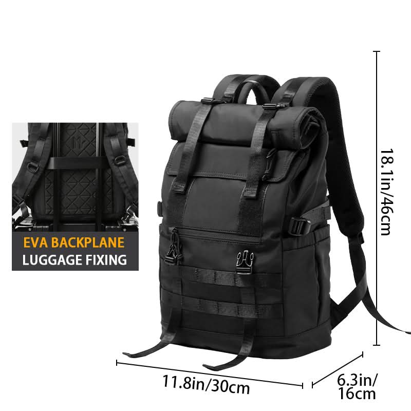 NovaFlex Convertible Travel Backpack 3-In-1 — Segmented Interior Compartments