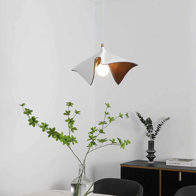 Noctero Premium Luxe Black Folded Resin Pendant Lights LED