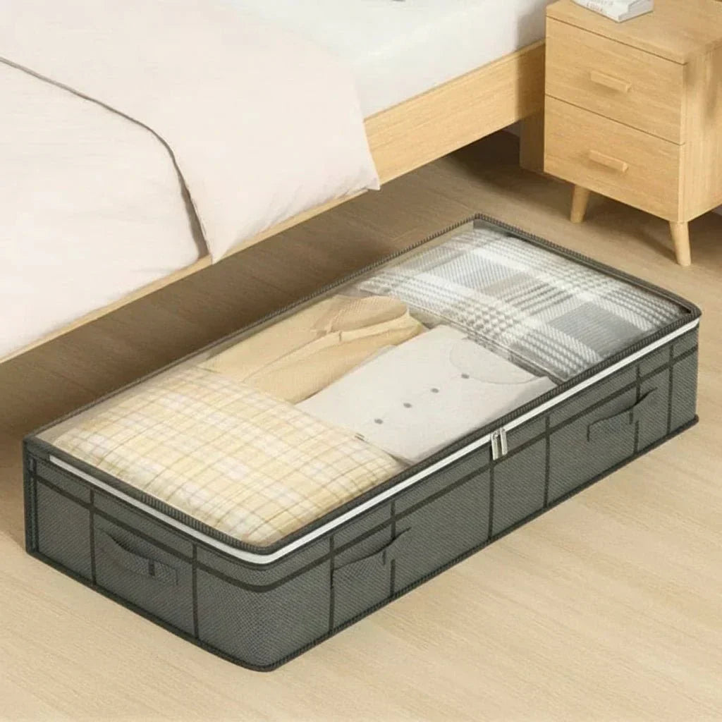 SpaceNest Large Capacity Underbed Storage Bag — Foldable Design