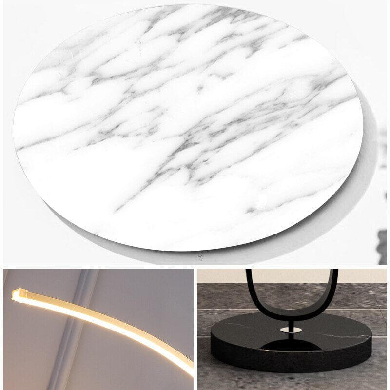 LumenMarble Tray Floor Lamp With Eye-Protection Lighting