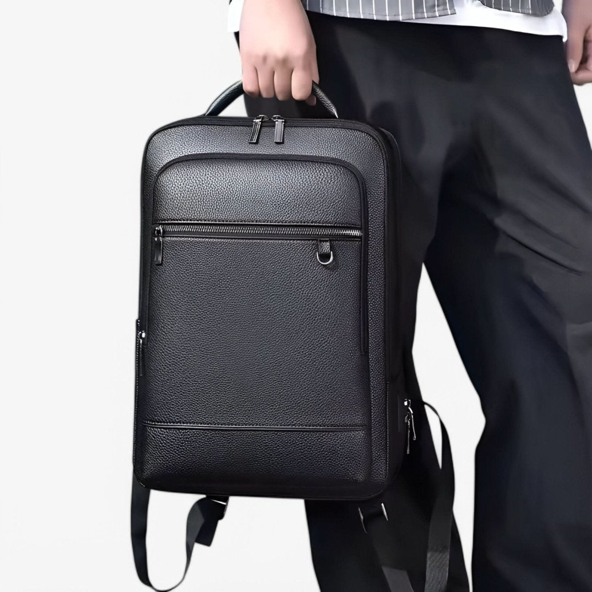 CityVault Smart USB Backpack — Streamlined Profile, Organized Interior Compartments