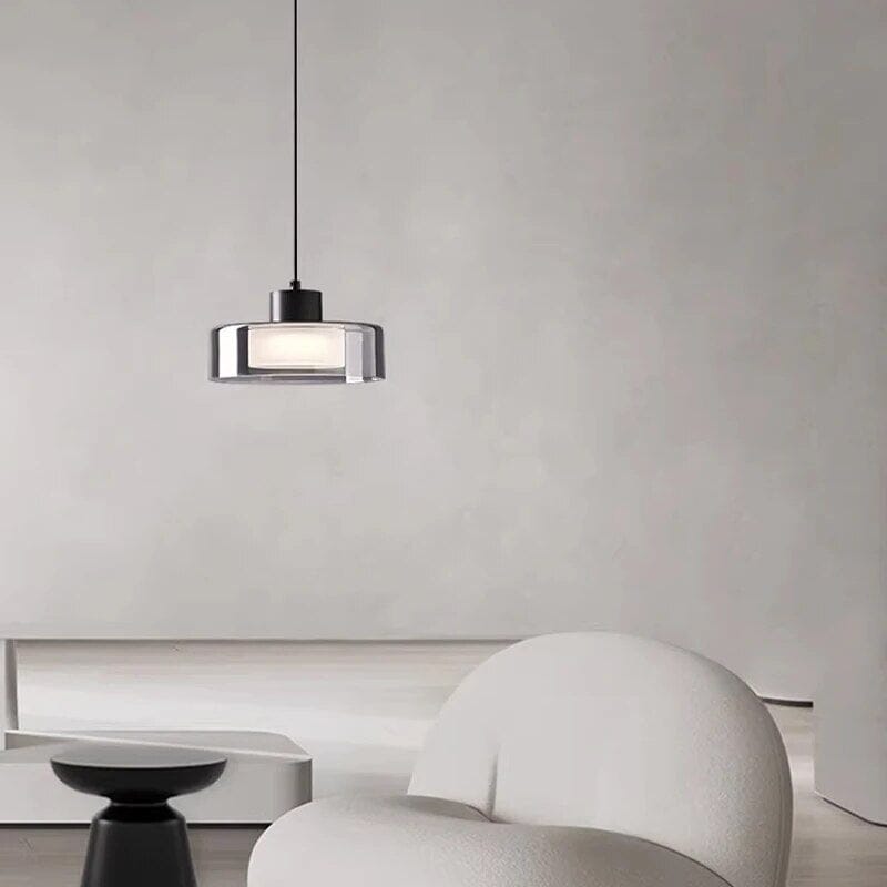 Aurelia Copper Glass LED Deluxe Pendant Light Fixture