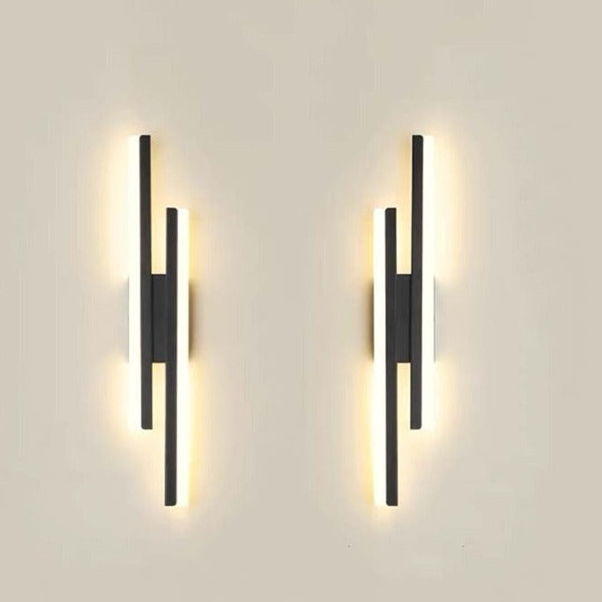 Stripe Pattern LED Wall Lamp for Hallways and Living Areas