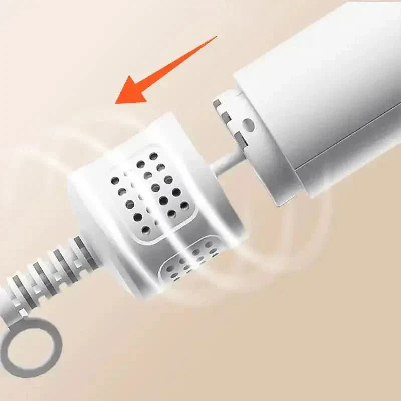 VelvetPaw Dryer — Rotating Brush Head, Integrated Warm-Air Fan, Gentle Drying and Brushing