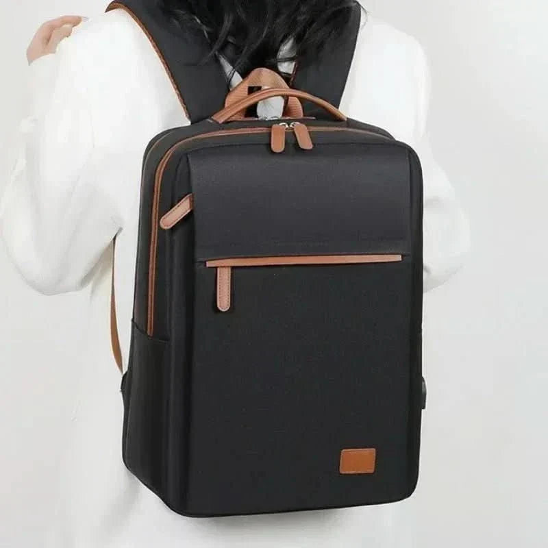 Lumen Daypack — Padded Laptop Compartment, External USB Port, Quick-Access Front Pocket