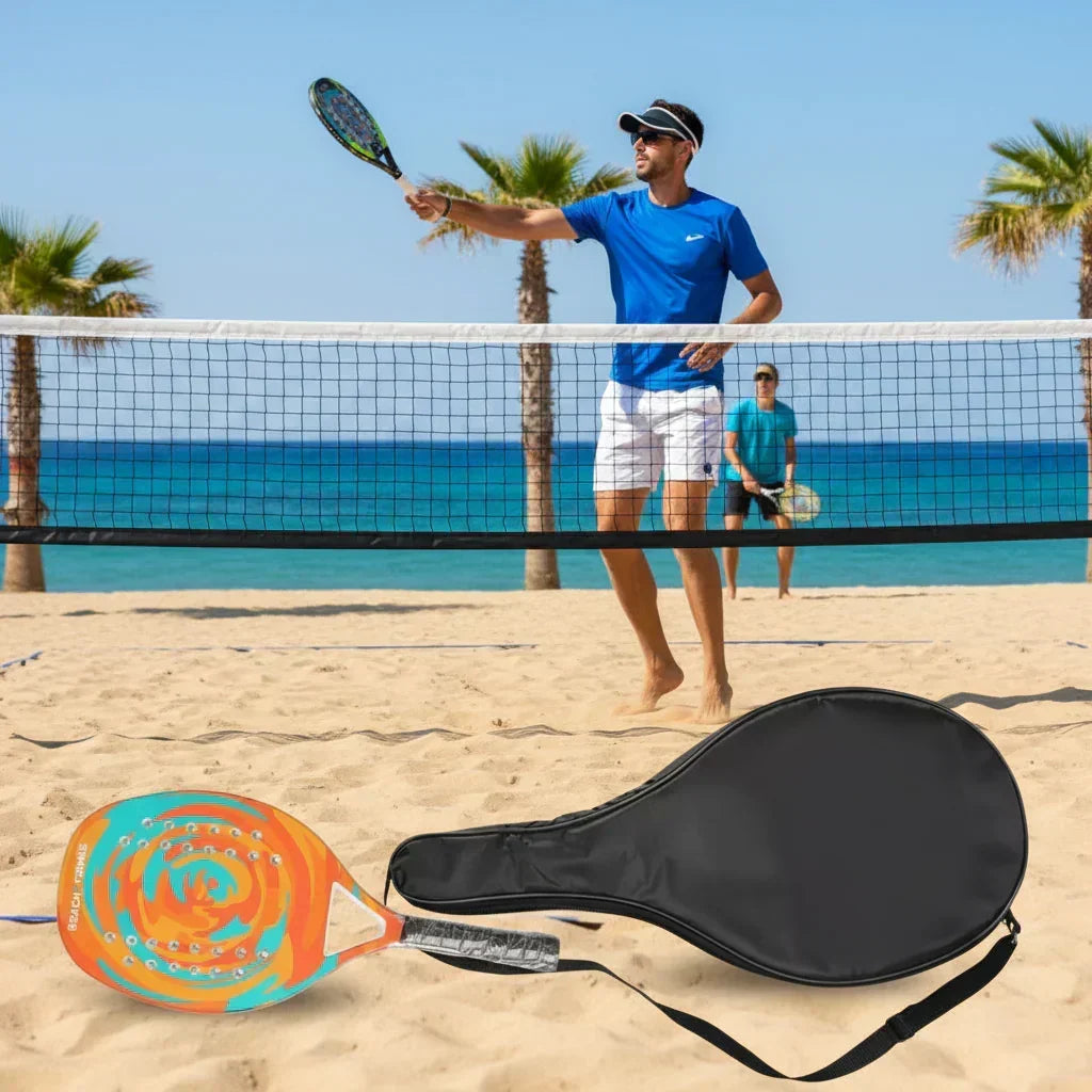 PulsePro Carbon-Beachtennis-Schläger — Vibrationsdämpfender Rahmen