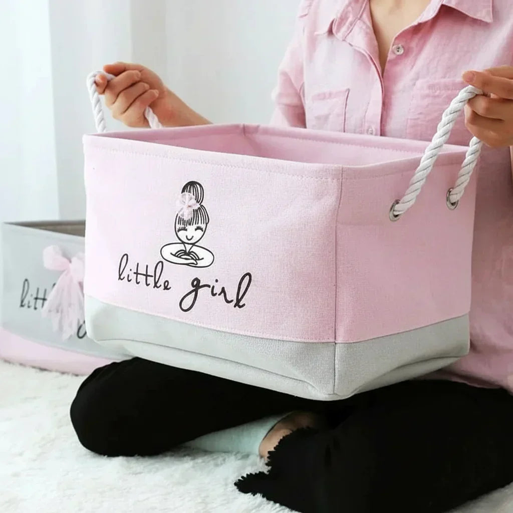 NestFold Foldable Storage Basket — Integrated Carrying Grips