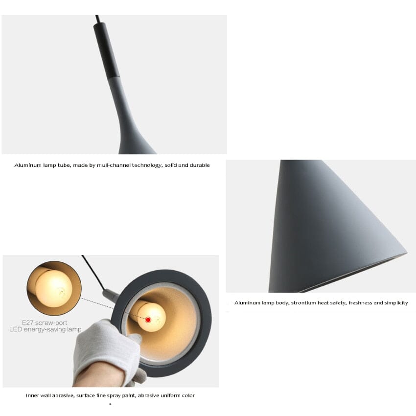 LumaFlex Pendant Light With Adjustable Cord And Color Options