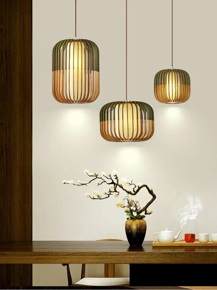 Astra Bird-Cage Pendant Lights in Modern Rustic Style
