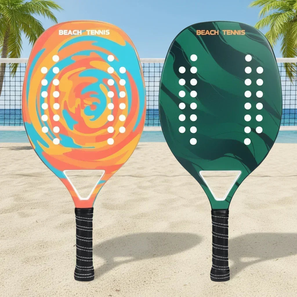 PulsePro Carbon-Beachtennis-Schläger — Vibrationsdämpfender Rahmen