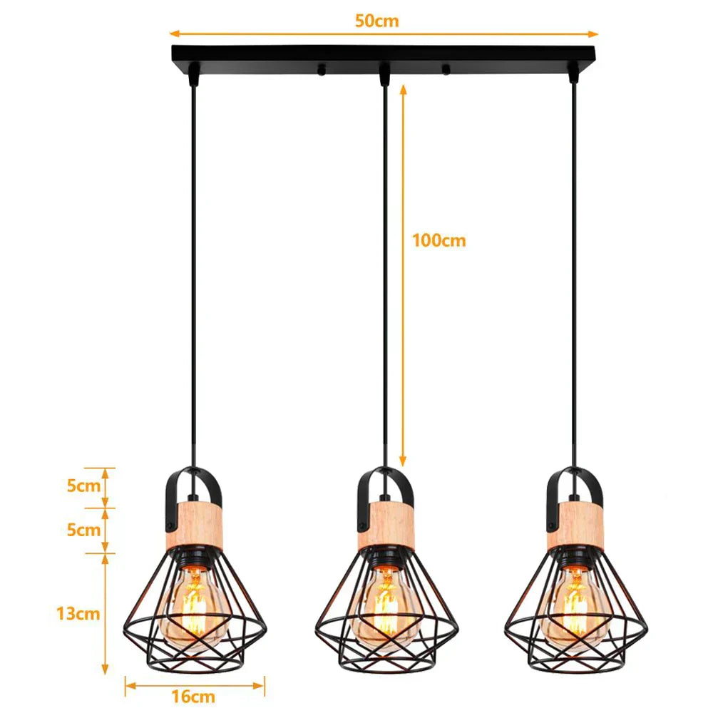 Nordic Solid Wood Pendant Lights For Natural Warmth