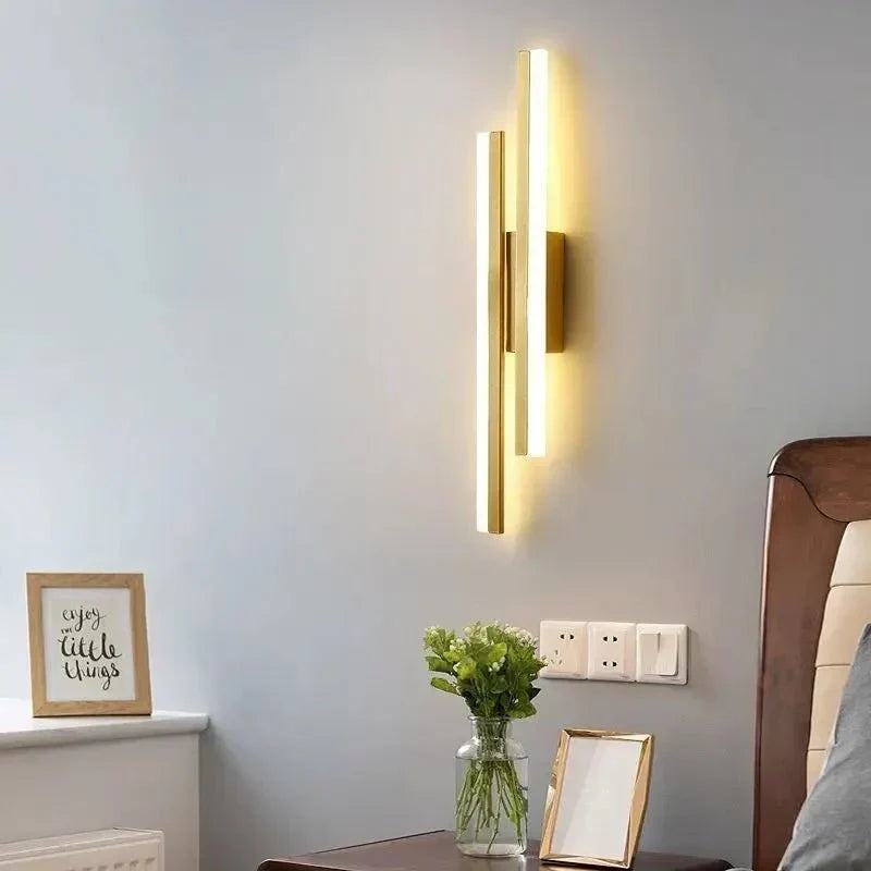 LumaArc modern LED-es fali lámpa – 50cm magas, 8cm széles, három színmóddal