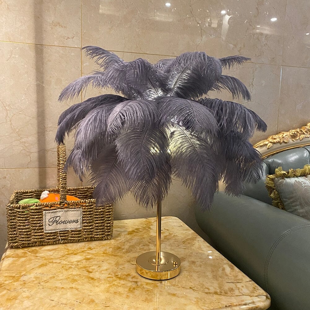 Luxury LED Feather Lamp Modern Minimalist Lighting For Elegant Homes