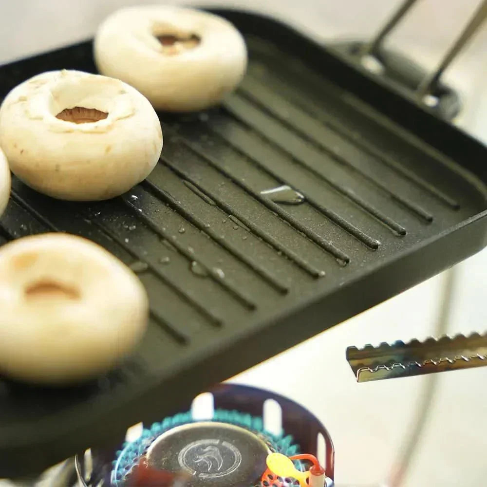TrailForge Portable Mini Grill Plate Set — Outdoor Cooking Kit