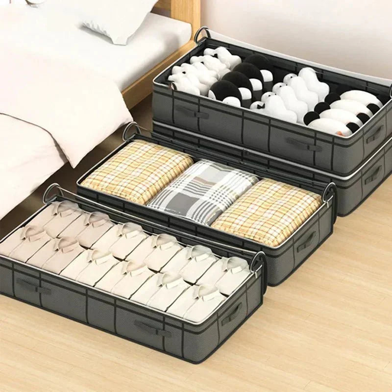SpaceNest Large Capacity Underbed Storage Bag — Foldable Design