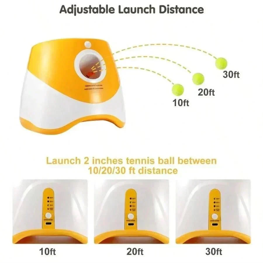 FetchNova Deluxe Pro Automatic Ball Thrower — Automated Toss System