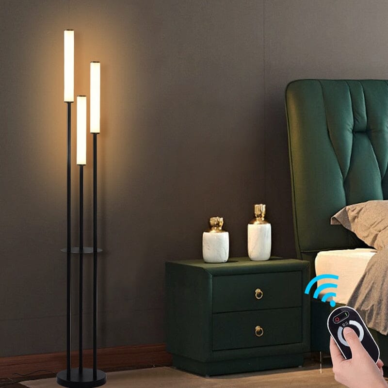 Lumishelf LED Floor Lamp with Built-In Shelf and Storage